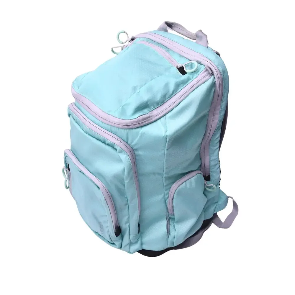 Embark Aqua Blue Multi Pocket Backpack Padded Travel School Bag